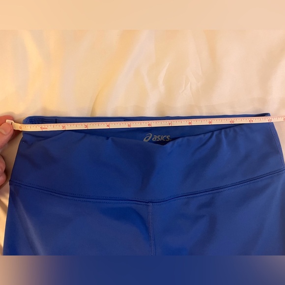 Asics Blue Mid-Rise Capri Leggings - Picture 7 of 8